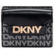 dkny θηκη για καρτες avril r52z5m22 xlb bk logo-bk
