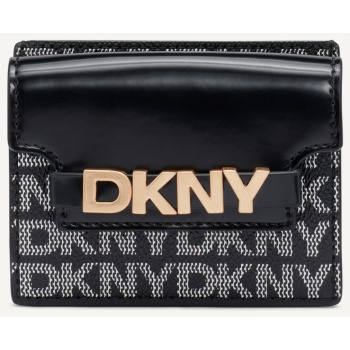 dkny θηκη για καρτες avril r52z5m22 xlb bk logo-bk σε προσφορά
