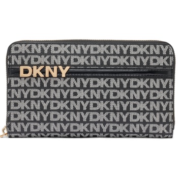 dkny πορτοφολι avril r5215m28 xlb bk logo-bk σε προσφορά