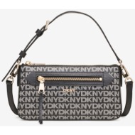 dkny cross body handbag bryant ave r42hye18 xlb bk logo-bk