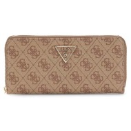 guess γυναικειο πορτοφολι laurel ii slg swsg7459146 latte logo