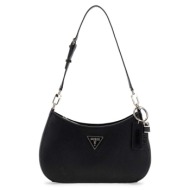 guess γυναικεια τσαντα noelle ii top zip hwzg9672180 black