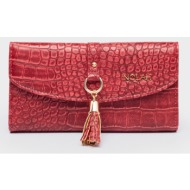nolah γυναικειο πορτοφολι crocolove red
