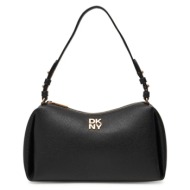 dkny γυναικειο shoulder remy r423ae54 blk/gold bgd