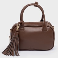 nolah γυναικεια τσαντα laura brown gold