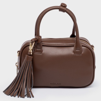 nolah γυναικεια τσαντα laura brown gold σε προσφορά