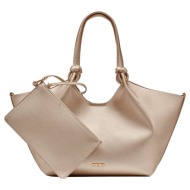 dkny γυναικεια tote handbag paula r42bae49 00w1 gold
