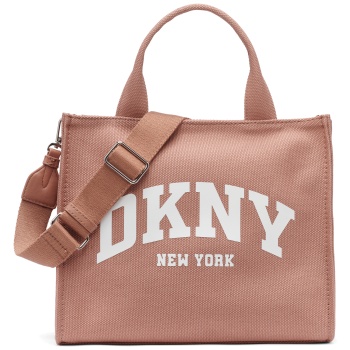 dkny γυναικεια tote handbag hadlee r41aor57 00k7 hot cocoa