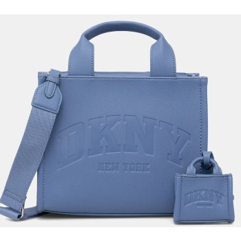 dkny γυναικεια tote handbag hadlee r53aac80 0017 liberty sky