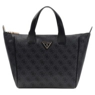 guess follie small tote αξεσουαρ γυναικειο twlb9676019 coal logo