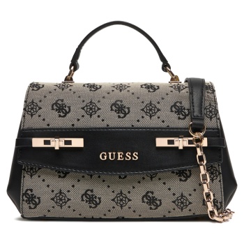 guess melinda logo top handle flap τσαντα γυναικειο