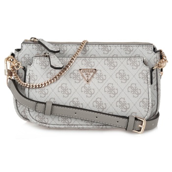 guess noelle ii dbl pouch crossbody τσαντα γυναικειο