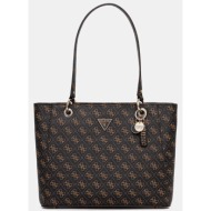 guess noelle ii tote τσαντα γυναικειο hwqg9672250 brown logo