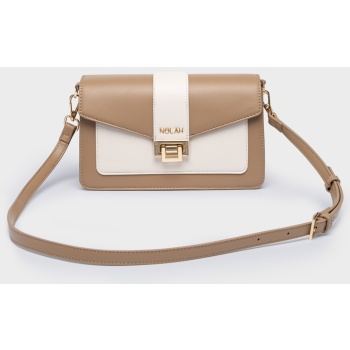 nolah γυναικεια τσαντα danny beige-cream