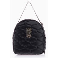 frnc γυναικεια τσαντα water repellent satin ελληνικη 4949w μαυρο