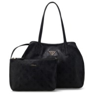 guess γυναικεια τσαντα victtoria 2 in 1 tote hwpg9514280 black logo