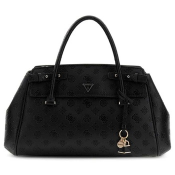 γυναικεία τσάντα ώμου guess hwpd9727060_black logo