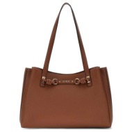 γυναικεία τσάντα tote guess hwbg9742230_cognac