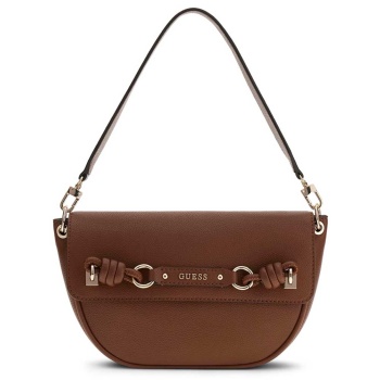 γυναικεία τσάντα ώμου guess hwbg9742190_cognac