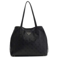 γυναικεία τσάντα tote guess hwpg9514280_black logo