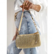 τσαντα χειρος χρυσο ...