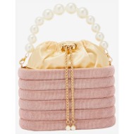 ροζ τσαντακι με στρας ...