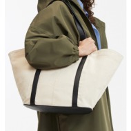 τσάντα από δύο υλικά