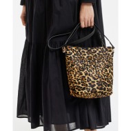 δερμάτινη τσάντα-πουγκί ...