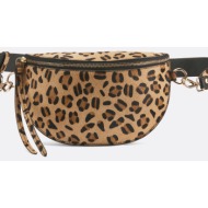 δερμάτινη μπανάνα με λεοπάρ σχέδιο