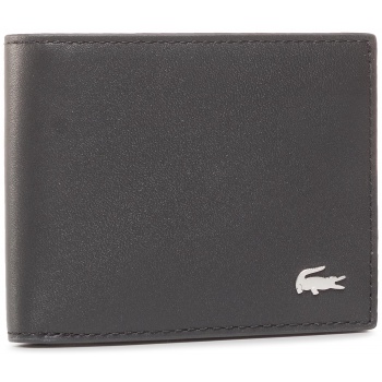 μικρό ανδρικό πορτοφόλι lacoste - s slim billfold id slot σε προσφορά