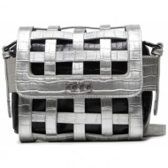 τσάντα nobo - nbag-l4302-cm22 srebrny z czarnym