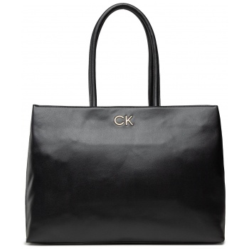 τσάντα calvin klein - re-lock shopper w/laptop pouch