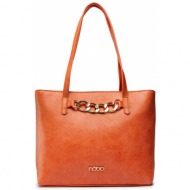 τσάντα nobo - nbag-m3420-c003 πορτοκαλί απομίμηση δέρματος/-aπομίμηση δέρματος