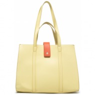 τσάντα jenny fairy - mjt-j-172-50-01 yellow απομίμηση δέρματος/-aπομίμηση δέρματος