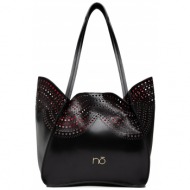 τσάντα nobo - nbag-m2300-c020 μαύρο απομίμηση δέρματος/-aπομίμηση δέρματος
