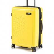 μεσαία σκληρή βαλίτσα national geographic globe h162ha.60.68 yellow 68 υλικό/-υλικό υψηλής ποιότητας