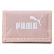 μεγάλο πορτοφόλι γυναικείο puma phase wallet 075617 92 rose quartz υφασμα/-ύφασμα