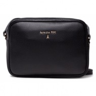 τσάντα patrizia pepe cb8985/l001-k103 nero φυσικό δέρμα/grain leather