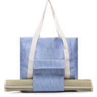 τσάντα jenny fairy mja-j-151-95-01 blue υφασμα/-ύφασμα