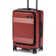 μικρή σκληρή βαλίτσα national geographic luggage n165ha.49.56 burgundy υλικό/-υλικό υψηλής ποιότητας