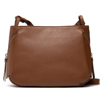τσάντα creole s10528 brąz φυσικό δέρμα/grain leather