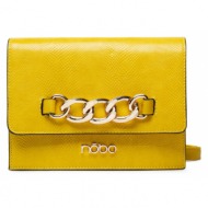 τσάντα nobo nbag-m3410-c002 κίτρινο απομίμηση δέρματος/-απομίμηση δέρματος