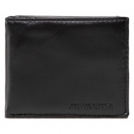 μεγάλο πορτοφόλι ανδρικό jack&jones jaczack wallet 12213118 black απομίμηση δέρματος/-απομίμηση δέρμ