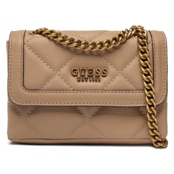 τσάντα guess abey (qb) mini bags hwqb85 58780 beige σε προσφορά