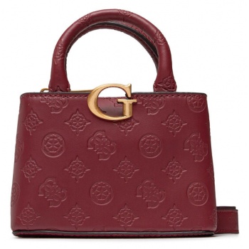 τσάντα guess g vibe (db) mini bags hwdb86 58770 merlot logo