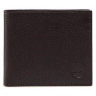 μεγάλο πορτοφόλι ανδρικό timberland kn bifold wallet w c/p tb0a1dfu a66 φυσικό δέρμα - grain leather