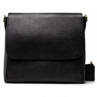 τσάντα creole s10541 czerń φυσικό δέρμα/grain leather