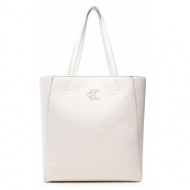 τσάντα calvin klein minimal monogram shopper32 k60k609292 02w απομίμηση δέρματος/-απομίμηση δέρματος