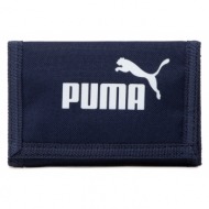 μεγάλο πορτοφόλι ανδρικό puma phase wallet 756174 43 peacoat υφασμα/-ύφασμα