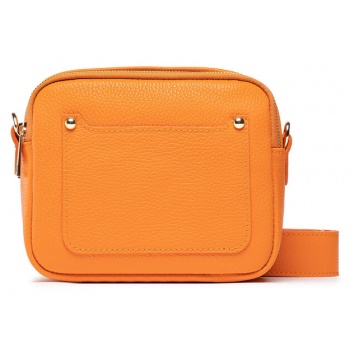 τσάντα creole k11268 pomarańcz φυσικό δέρμα/grain leather